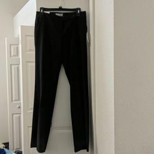 Black, classic fit Calvin Klein pants
